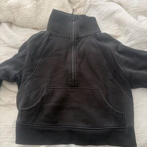 lululemon athletica Black Half-Zip Sweatshirt